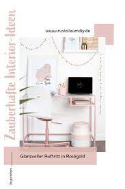 Zauberhaftes Duo Rose Und Gold Rosegold Einrichtungstrends Effektfarbe