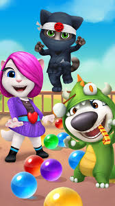 Talking Tom Bubble Shooter Games Limited Arcade Ios Talking Tom Game Character Bubble Shooter