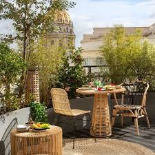 Meuble Petite Terrasse Balcon Fauteuil Chaise Et Table D Exterieur Deco Cote Maison