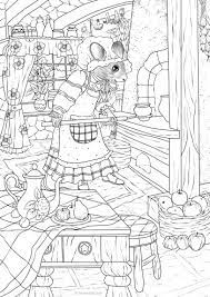 Ghosts, witches and other evil spirits are waiting for you. Mouse In The House Favoreads Coloring Club