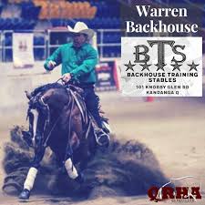 Tuesday Trainers Profile Backhouse Training Stables Warren Backhouse Is The Leading Reining Money Earner In Australia W Western Riding Cowhorse Quarter Horse