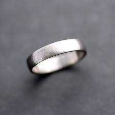 Men S Wedding Band 4 5mm Low Dome 14k Recycled Hand Carved Palladium White Gold Wedding Ring Made In Your Size Mens Wedding Rings Blue Wedding Rings White Gold Wedding Rings