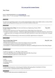 We have curated the resume for civil engineer fresher in word format. Sample Resume For Engineers In India