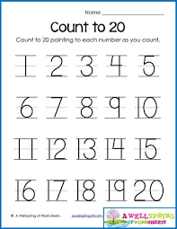 trace numbers 1 20 preschool number worksheets numbers tracing worksheets printable preschool worksheets writing numbers