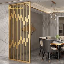 Our contemporary room dividers allow you to partition space without sacrificing natural light or interior aesthetics. Hot Item 304 Stainless Steel Hairline Color Decorative Room Partition In 2021 Wall Partition Design Partition Design Room Partition Designs