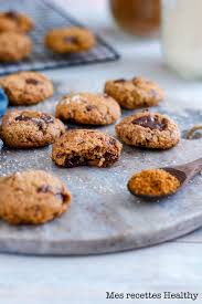 Cookie Chocolat Et Noix De Coco Moelleux Mes Recettes Healthy Recette Recette Noix De Coco Cookies Et Biscuits Recette Noix