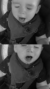 Peaches are a no no 🍑 #baby #peach #nasty