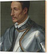 Portrait of a Knight wearing the Cross of the Order of Saint Stephen by  Circle of Alessandro Allori