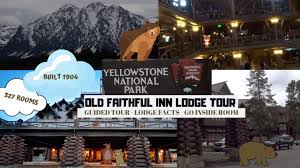 Yellowstone national park spans roughly 2 million acres, that's larger than rhode island and delaware combined. Old Faithful Inn Lodge Tour Yellowstone National Park Historic Hotel Guided Tour Old Faithful Youtube