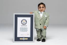 Afshin Esmaeil Ghaderzadeh, born on July 13, 2002, in Iran, has officially  earned the title of the shortest man in the world, according to the  Guinness World Records. Standing at just 65.24