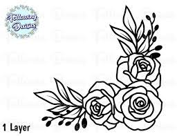 Free Free 152 Svg Corner Flower Border Design Drawing SVG PNG EPS DXF File