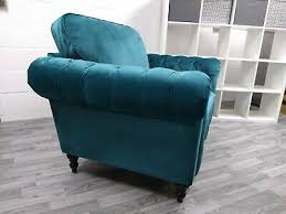 It is just the right size to curl up in or to lean back and stretch out your legs without having them dangle off. Ikea Velvet Chesterfield Xl Arm Chair Cuddle Seat Grevie Sofa Teal Blue New 385 00 Picclick Uk