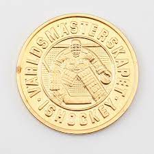 Vm i ishockey 1989 i stockholm. Jubileumsmynt 1000 Kronor Guld Ishockey Vm 1989 Totalvikt Ca 6 Gram Bukowskis