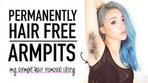 It will grow naturally, once you are old enough and reach puberty. How I Removed My Armpit Hair Permanently No Waxing Underarm Removal Wengie Youtube