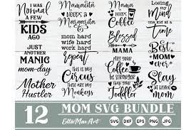 Download Mom Svg Bundle Mom Svg Funny Mom Svg Mom Life Svg 1255352 Cut Files Design Bundles