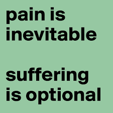 Pain Is Inevitable Suffering Is Optional Post By Avant Garde On Boldomatic