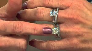Designed to stretch or tear under pressure. Ships 6 6 15 Epiphany Diamonique 100 Facet 2 Pc Bridal Ring Set With Shawn Killinger Youtube