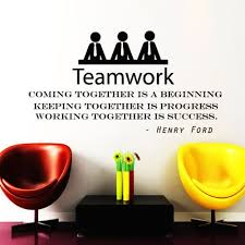 Wall Decals Quote Teamwork Henry Ford Decal Vinyl Sticker Coworking Office Na325 Wall Quotes Decals Office Wall Quotes Decals Quote Decals