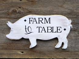 Farm To Table Sign Rustic Wood Signs Farmhouse Signs And Decor Country Signs And Decor Kitchen Sig Rustic Wood Signs Farmhouse Signs Diy Country Wood Signs