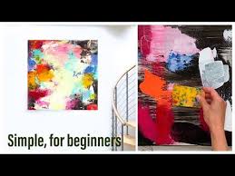 Abstrakte, acrylmalerei, anfanger, figuren, für, spatel, zeichnung. Abstrakte Malerei Acryl Easy Fur Anfanger Demo Rakel Youtube Abstrakte Malerei Malerei Acrylmalerei Abstrakt