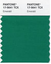 pantone color guide emerald chosen as color of the year for