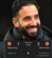 With just 11 players, Manchester United managed to make a comeback against  the whole country of Hong Kong