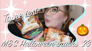 Tasting M&S Halloween Snacks 2023