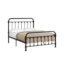 Achetez votre lit métal noir braclay sur 3 suisses. Monarch Specialties Lit Double Avec Base En Metal Noir Rona