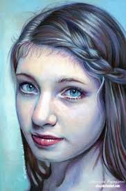 Building the face with glazes, again. 100 Colored Pencil Portrait Ideas Colored Pencil Portrait Pencil Portrait Color Pencil Art