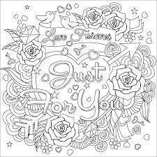 Love Forever Coloring Page Love Coloring Pages Heart Coloring Pages Valentine Coloring Pages