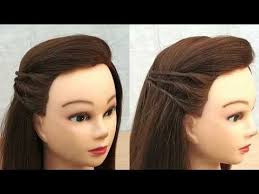Perfect hairstyles for every occasion having stunning hair every single day is something all girls dream of. Easy Cute Hairstyle For Girls Beautiful Hairstyle Simple Hairstyle Hairstyle Girl Simple Hairstyle For Saree Hair Puff Front Hair Styles