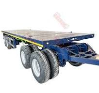 4-Axle Draw Bar Trailer for sale | Flatbed Semi Trailer ...