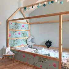 ikea kura bed removable stickers hawai flowers ikea nursery etsy ikea kura bed kid beds kura bed