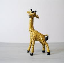Vintage Ceramic Giraffe Figurine Ceramic Arts Studio By Suite22 Giraffe Figurine Giraffe Ceramic Art