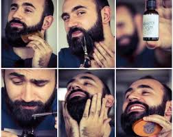 Kit de cuidado de barba orgánico de Monster&Son Set de caja de regalo  premium de 7 artículos