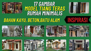 Kami juga menerima pembayaran via bca/mandiri/dll. 17 Gambar Tiang Teras Rumah Minimalis Material Kayu Dan Batu Alam Youtube