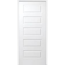 Mmi Door 30 In X 80 In Smooth Rockport Left Hand Solid Core Primed Molded Composite Single Prehung Interior Door Z009465l The Home Depot Prehung Interior Doors Doors Interior Solid Core Interior Doors