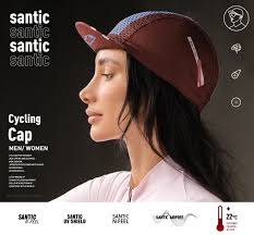 Santic Cycling Cap Outdoor Riding Sunscreen Sports Cap Spring Summer Quick  Perspiration Breathable Free Size W0P059