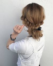 三つ編みだけですぐ完成 超簡単 まとめ髪 アレンジ 簡単 まとめ髪 髪 アレンジ ヘアあれんじ