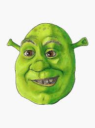 Pegatinas: Cabeza De Shrek