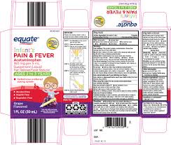 Equate Pain And Fever Infants Suspension Wal Mart Stores Inc