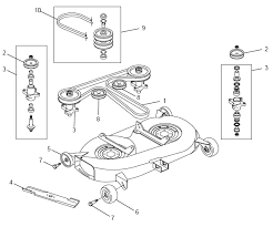 Petrol mowers electric mowers lawn tractors riding mowers snow throwers petrol scarifiers electric scarifiers sweepers cultivators/tillers rear tine tillers in this case we suggest to visit your nearest mtd partner to identify your product. Cub Cadet Lt1000 Slt1500 Gt1500 Ztr Z Force 42 Deck Parts Diagram