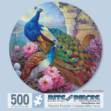 4.6 out of 5 stars. Marvelous Garden 500 Piece Round Jigsaw Puzzle Bits And Pieces Uk