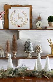 You've put away most of the christmas decorations and now the house feels a bit bare and you are wondering how to decorate your mantel for winter! How To Decorate Shelves For Christmas