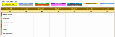 Excel Calendar 2019 Template Fresh Excel Calendar Template Excel Calendar 20 Weekly Schedule Template Excel Excel Calendar Template Marketing Calendar Template