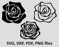 Download Rose Svg Flowers Svg Rose Bundle Svg Rose Silhouette Rose Vector Rose Clipart Printable Cricut Digital File Instant Download Rose Clipart Flower Silhouette Rose Stencil