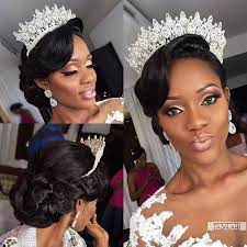 Oh That Bridal Crown Folasade Shaddybanks Folateju2017 Hair Tasalahq Makeup Oshewabeauty Bridal Hair And Makeup Bride Hairstyles Black Wedding Hairstyles