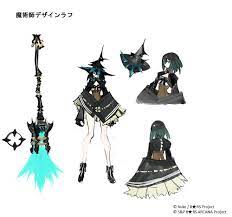 Elder Caster Black Rock Shooter Character Design Concept Art Characters