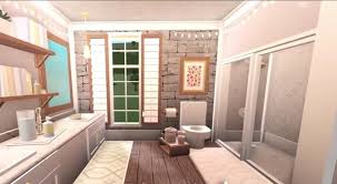 See more ideas about garden design backyard landscaping backyard. Aesthetic Bloxburg Bathroom In 2021 Building A House House Inspo House