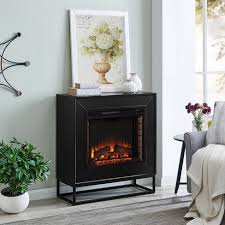 Explore our selection of contemporary electric fireplace designs. Frescan Contemporary Electric Fireplace Black Holly Martin Target